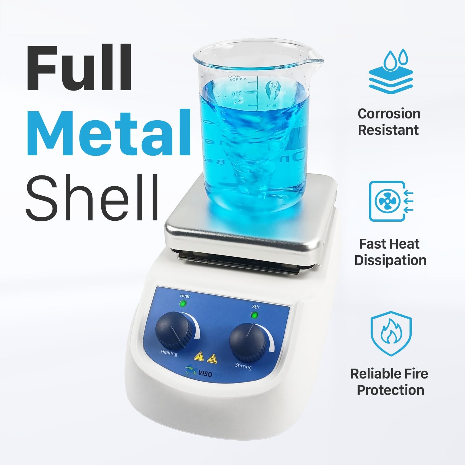 Hot Plate Magnetic Stirrer - 380°C Max -4 Hot Plate Magnetic Stirrer - 380°C Max -4