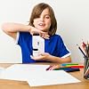 Kids Portable Microscope, 60X - 120X Pocket Handheld Mini Microscope with LED Light for Kids Gift, Educational Toy, Preschool Home Study (White)