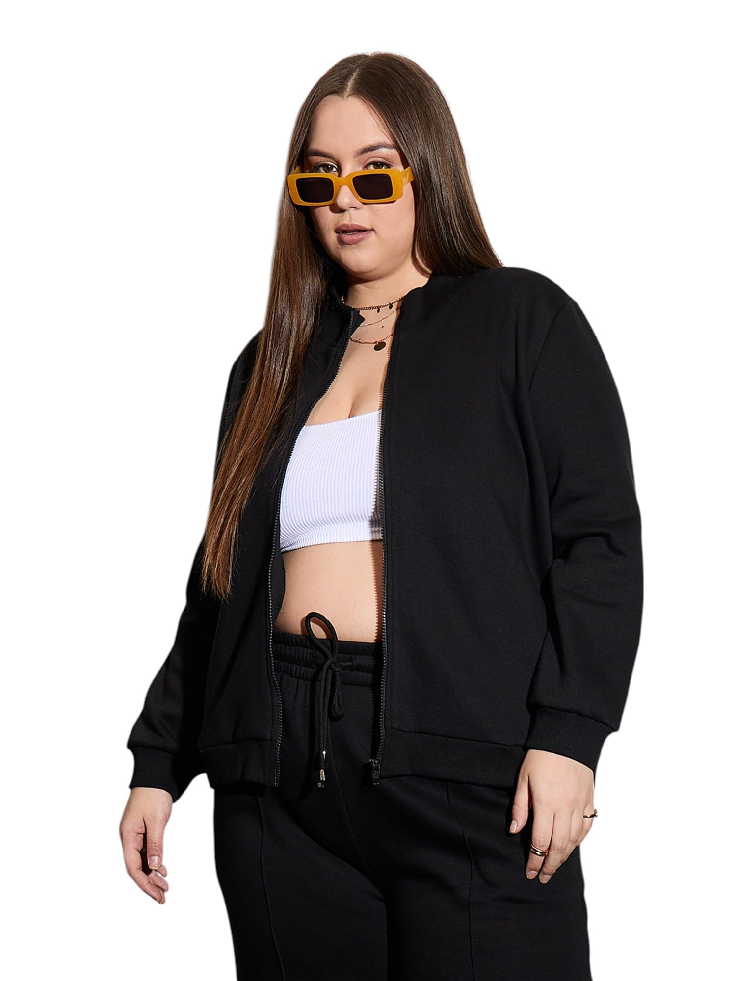 sassafras curve Womens Front Zipper Jacket-picture-0
