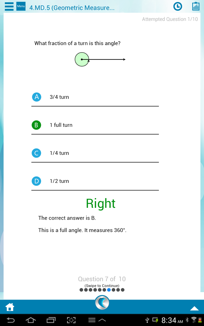 4th Grade Common Core Math - App on Amazon Appstore