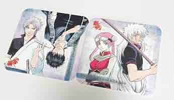 銀魂　アートコースター　購入特典　坂田銀時　土方十四郎　神楽 Amazon.co.jp: 銀魂 土方&銀時 土方十四郎 坂田銀時 大銀魂展 アート