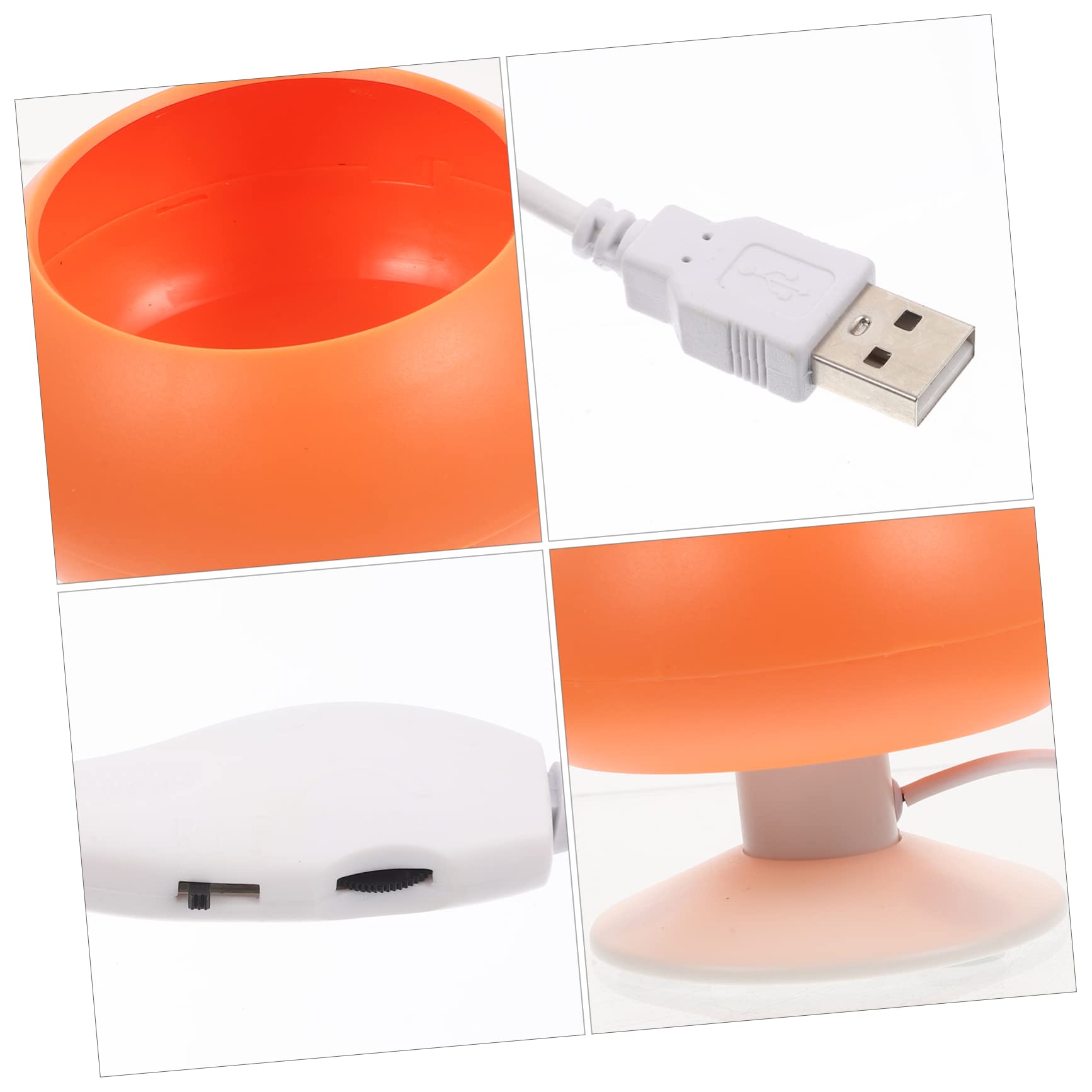 jojofuny Dispositivo Eléctrico para Ensartar Cuentas Cuenco Naranja de Abs, Herramienta para Elaborar Cuentas Pequeñas Plata Líquida en Proyectos DIY