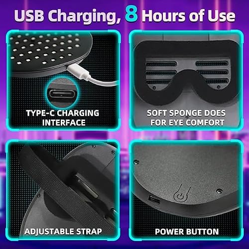 Back Sweet Home LED Mask Light up Masks With Gesture Sensing, Cool Toys Masks Teen Boys Gifts for Halloween Christmas Birthday — view 5