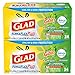 Glad ForceFlexPlus Tall Kitchen Drawstring Trash Bags - Gain Original with Febreze Freshness - 13 Gallon - 34 Count - (Pack of 2) (Packaging May Vary)