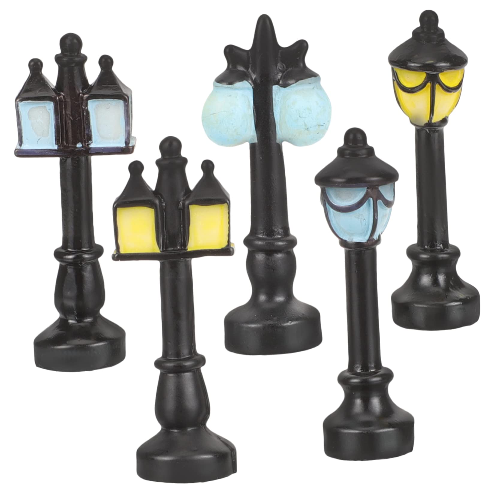 HAKIDZEL 1Set Miniature Lamp Model Creative Micro Landscape Accessories for Crafts Unique Decorative Figurines for Gardens Realistic Lighting Designs
