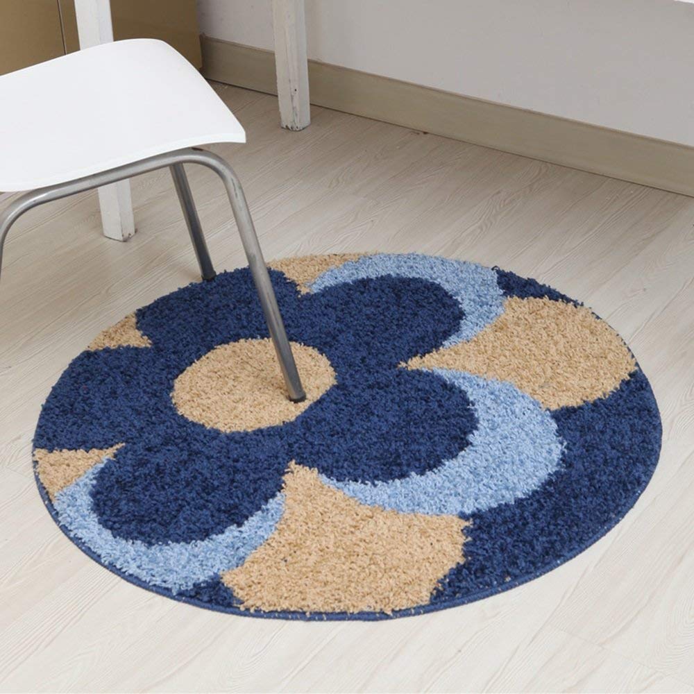 Alfombra redonda para mesa de centro y sofá en salas de estar 3