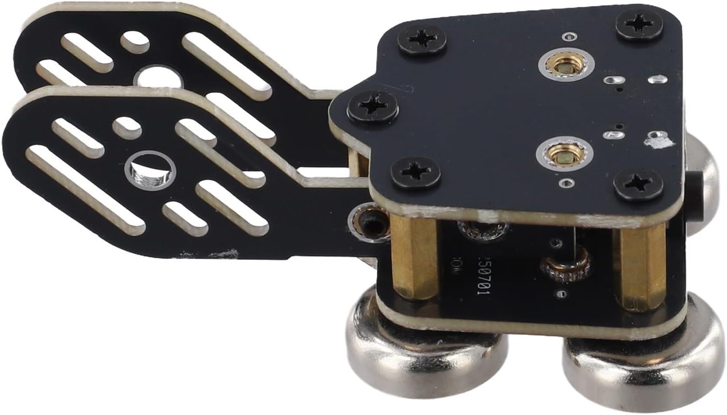 Double Paddle PCB Automatic CW Key with USB Interface for Morse Code Learning and Training, Metal Construction, Compact Design, Black