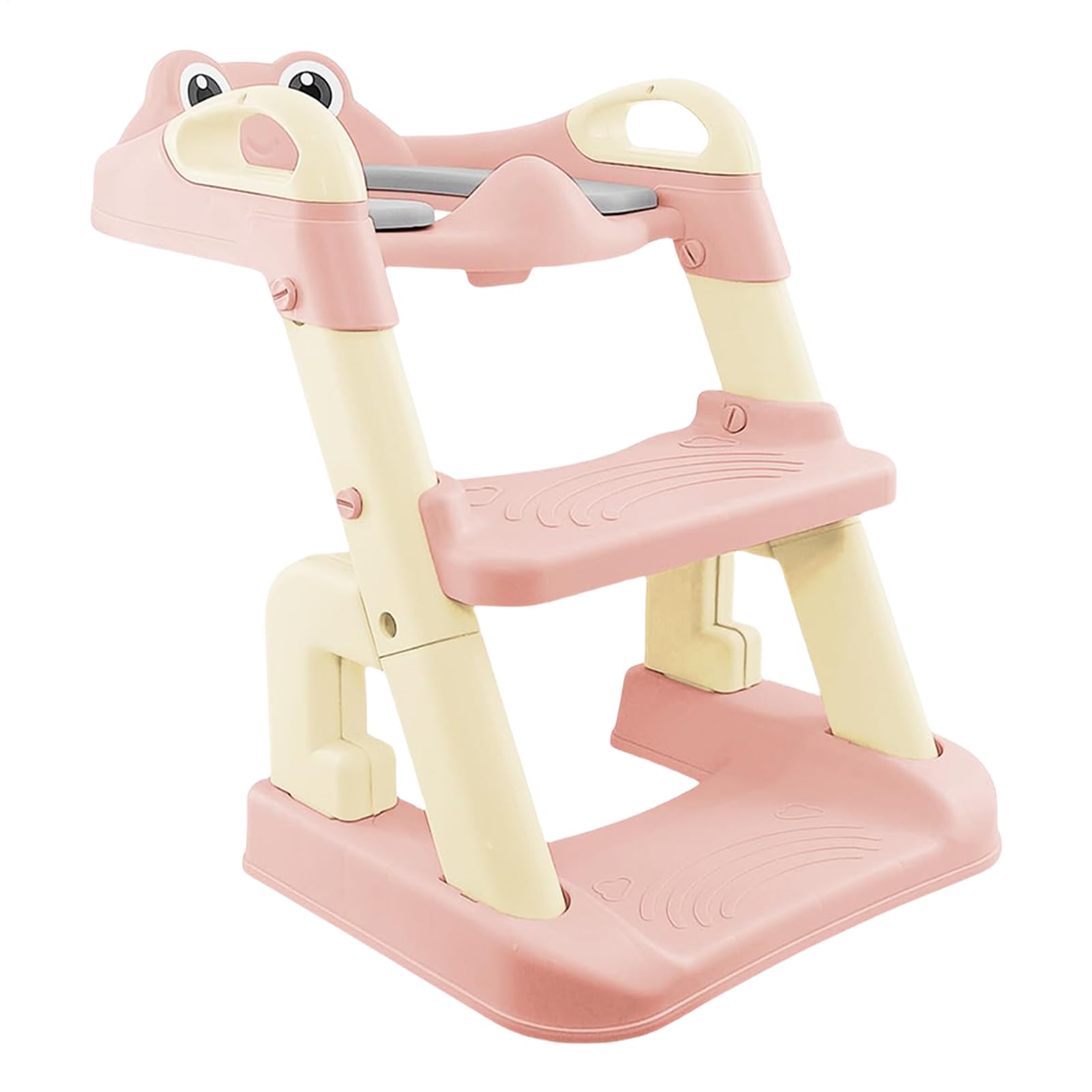 Asiento de inodoro infantil con escalera para niños | Entrenador de | inodoro con escaleras | 2 en 1 - Asiento de entrenamiento con escalera | Asiento de inodoro reutilizable para niños pequeños