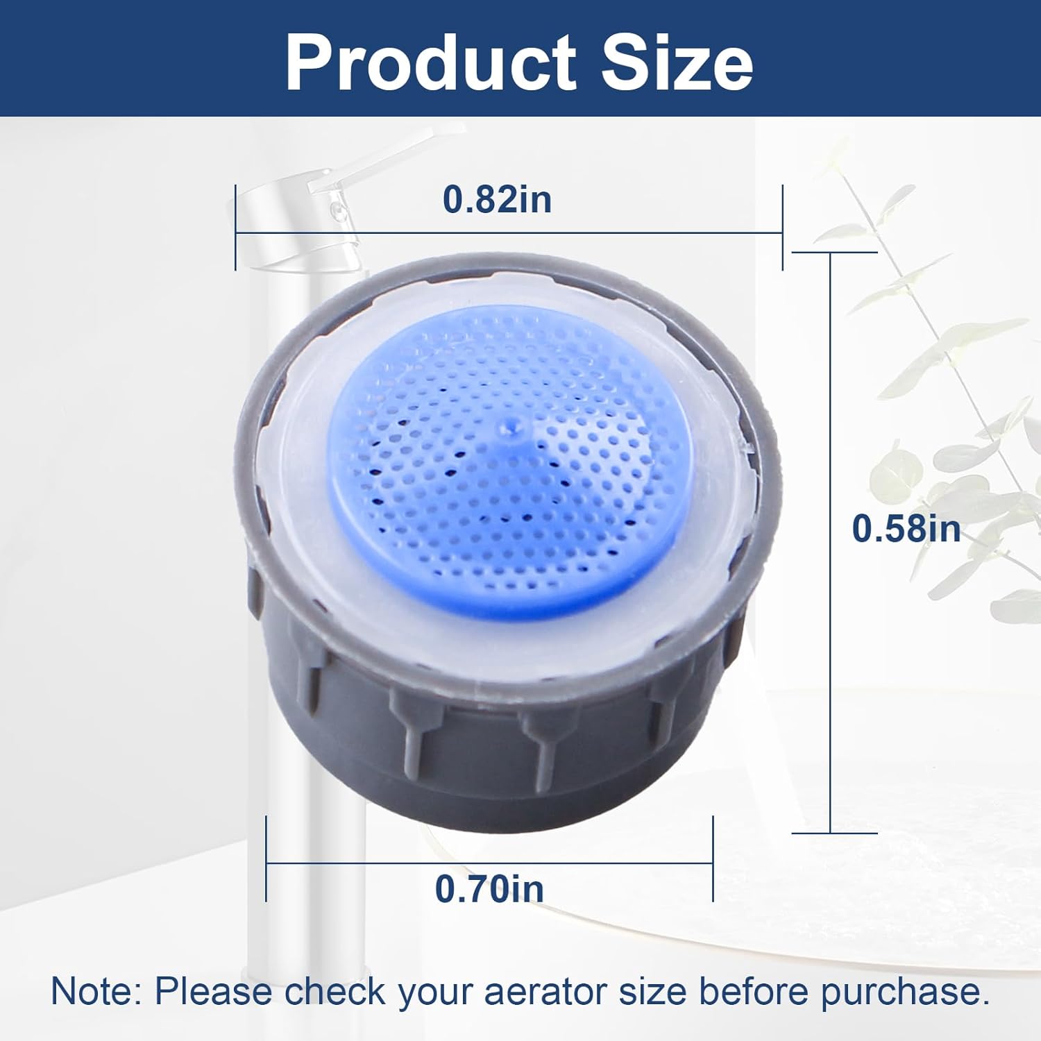 116711-2 Water Faucet Aerator,1.5 Gpm Aerator Inserts Replacement Parts for Moen Bathroom Kitchen Sink,2 pcs