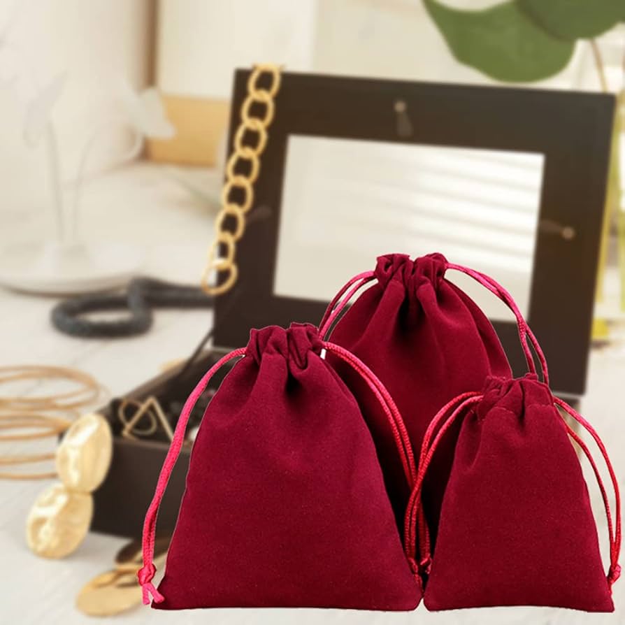テテちゃん巾着袋 Amazon.com: TopTie 50 PCS Velvet Gift Bags, 4x6 Inches Craft