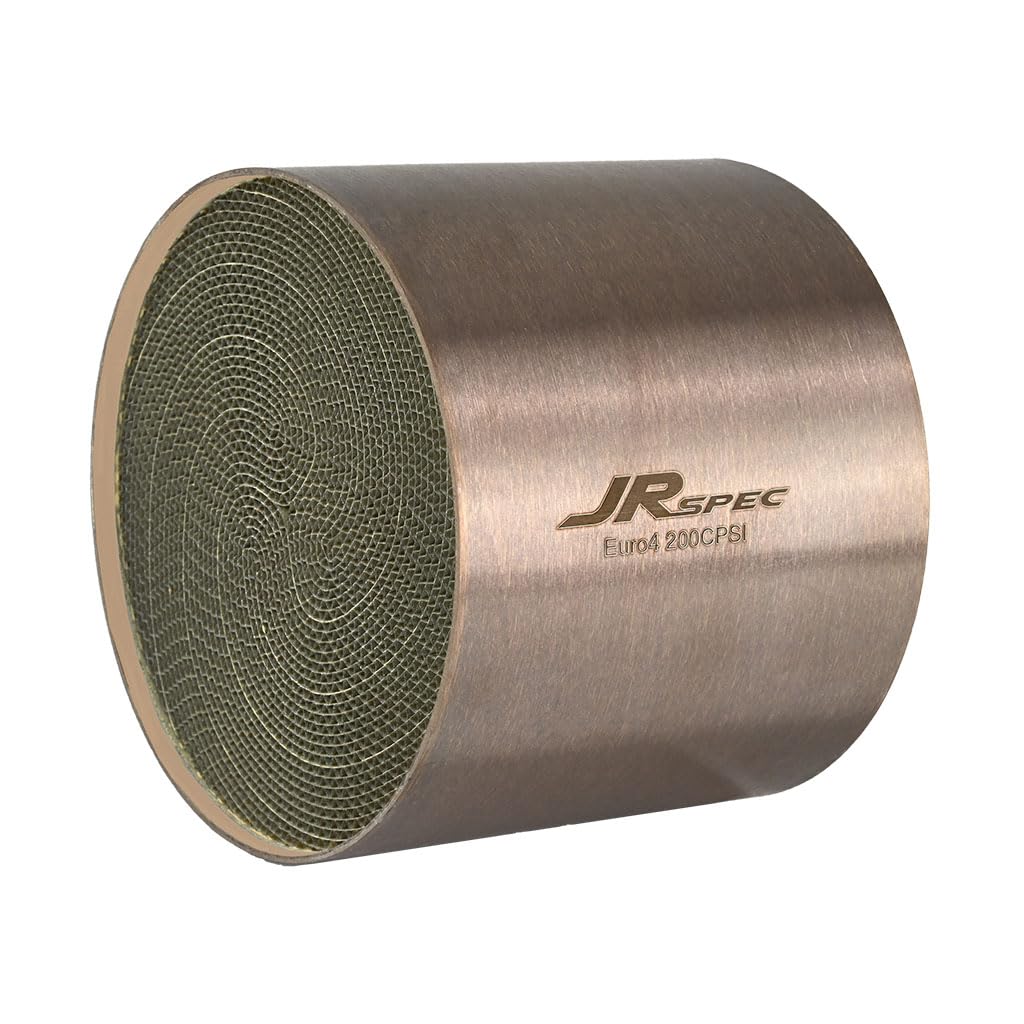 Fmic.eu Performance JRspec Insert de catalyseur universel Sport pour moteurs essence Gasoline Système d’échappement High Flow Longueur 100 mm Diamètre 120 mm 200 CPSI Euro 4