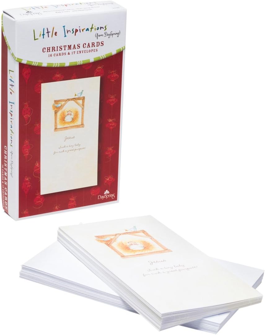Christmas Boxed Cards - Jesus Was A Tiny Baby - Little Inspirations