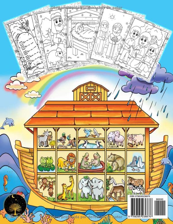 Miniatura 2 de Arcoíris de Fe - Un Libro de Colorear la Biblia para Niños y Niñas Libera la Imaginación y Fortalece la Fe con el Cristianismo Un Bonito y ... y la