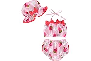 Toddler Baby Girl Two-Piece Swimsuit: A Splash of Style and Comfort