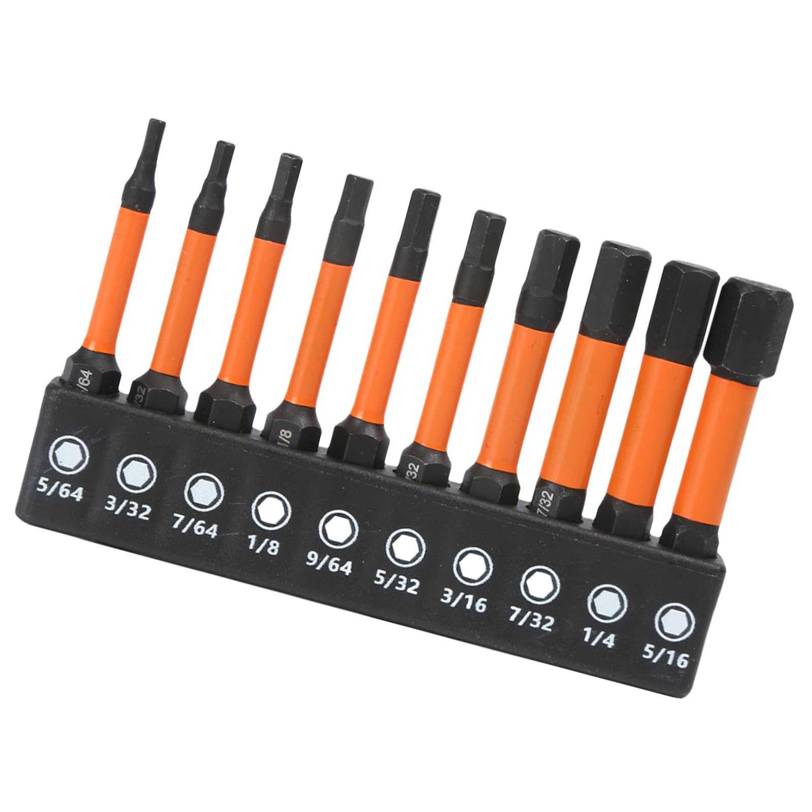 Tsophreniq C 10Pcs Impacts Hexagon Head Allen Wrenches Drill Bit Set Steel Hexagon Screwdriver For Home Repair Accessories Home Repair Screwdriver