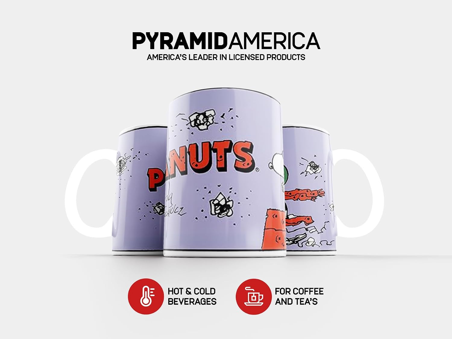 Pyramid America - Peanuts - Flying Ace - 11 oz. Ceramic Mug for Coffee, & Milk Tea - Perfect Addition to Your Kitchen & Home Essentials image 2