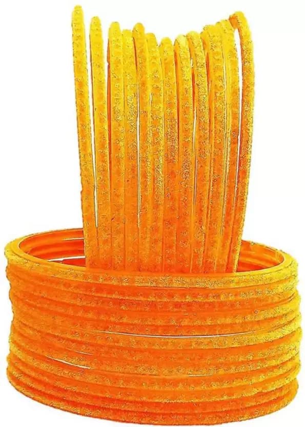 GLASS EMPIRE VALVET GLASS BANGLES SET FOR WOMEN (PACK OF 24) (2.4, YELLOW) (B0BJBKPYRV) Amazon Price History, Amazon Price Tracker