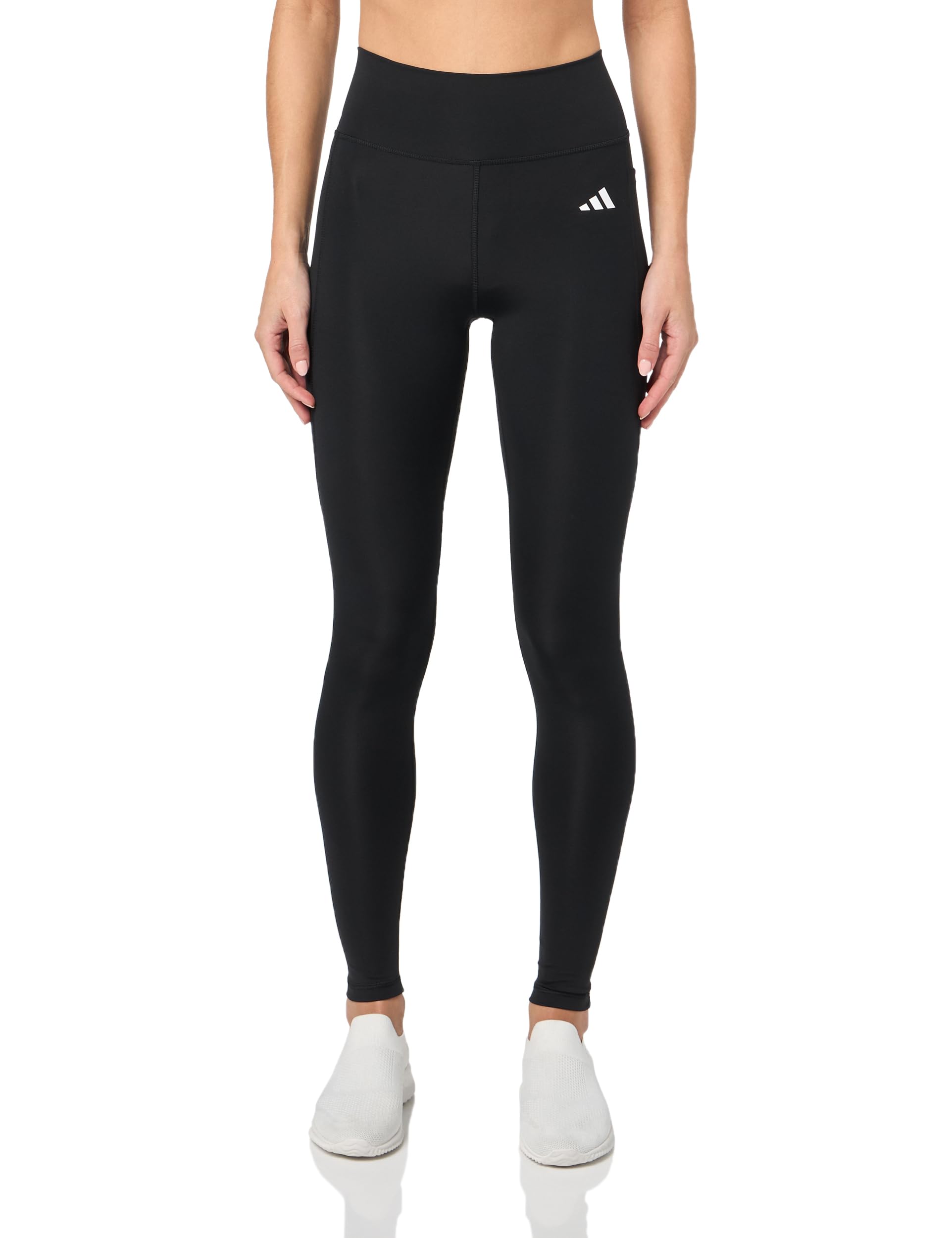 Adidas Womens Optime Essentials Stash Pocket Full Length LeggingsLeggings