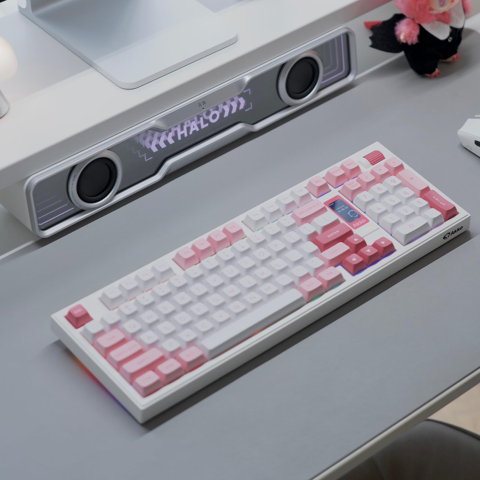 Amazon.com: Akko 5098B Wireless Gaming Keyboard with Screen