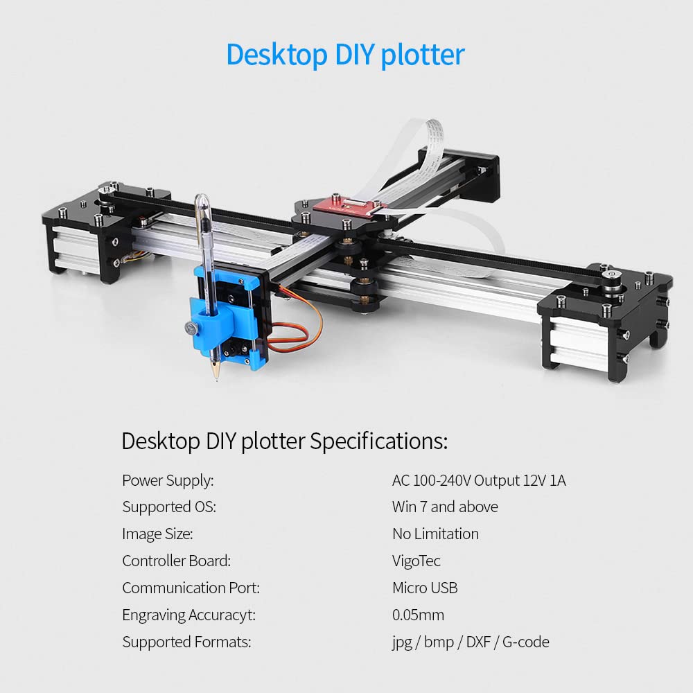 Desktop fai da te montato XY plotter penna disegno robot macchina pittura calligrafia robot kit 100-240 V