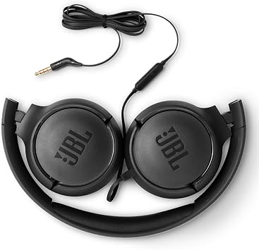 Jbl Tune 500 سماعة رأس ثنائية اللون مع سماعات رأس سوداء وميكروفون - سماعات وميكروفونات ( سلكية ، سماعة رأس ، بينورال ، سيركوم-أورال ، 20-20000 هرتز ، أسود )