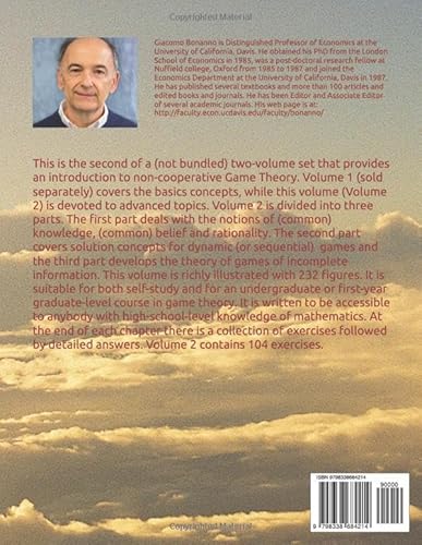 Independently Published Bonanno, Giacomo Game Theory: Volume 2: Advanced Topics thumb #1