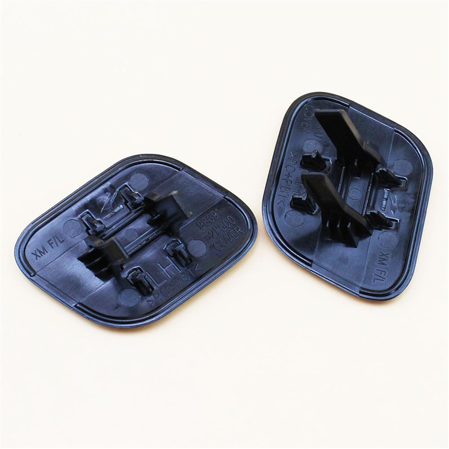 Car Styling Pair Front Left Right Headlight Washer Nozzle Jet Covers Headlamp Washing Cap for Kia for Sorento 2014 2015