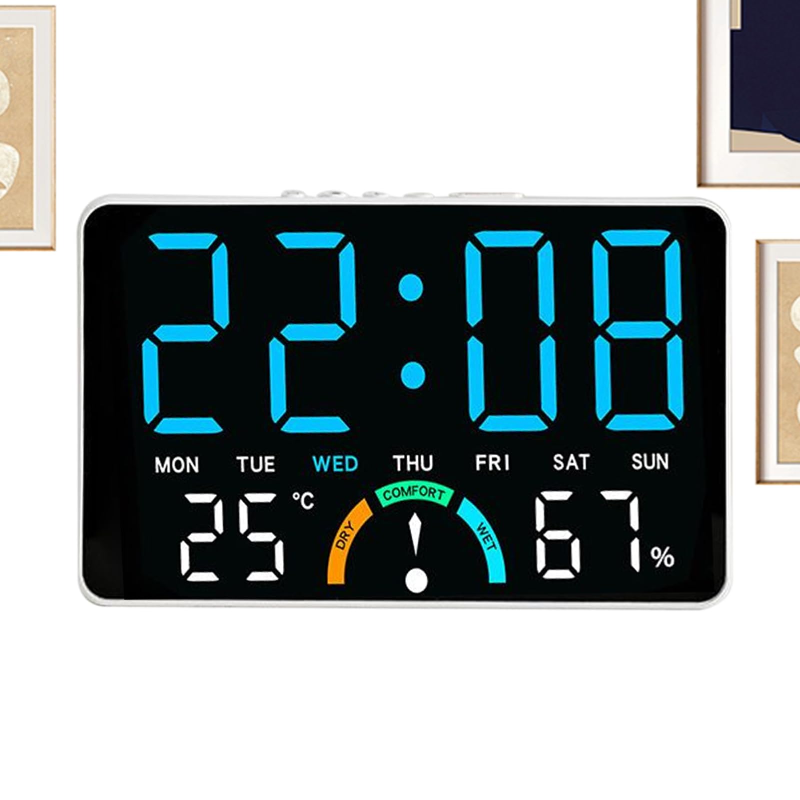 Horloge de chevet LED pour optimiser le sommeil des adultes