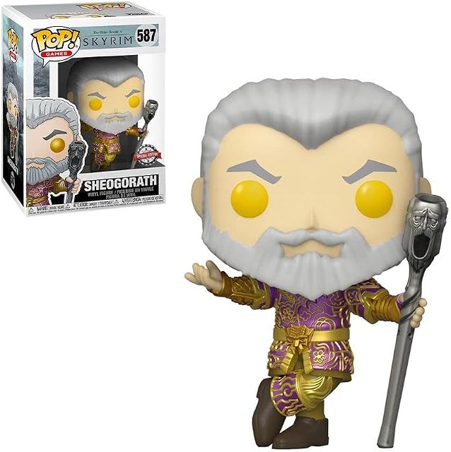 Funko Pop 587 The Elder Scrolls V Skyrim Sheogorath with Wabbajack Exclusive Vinyl Figure