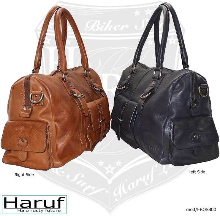 Haruf ボストンバッグ メンズ レザーバッグ 本革 ショルダーバッグ レザー バッグ 革 大容量 2way 旅行 出張 ゴルフ レザートートバッグ  本革バッグ ショルダーバッグ 斜めがけバッグ レザーバッグ トートバッグ メンズ レディース 本革 革バッグ 鞄 ブランド 縦型 ... Haruf ボストンバッグ メンズ レザーバッグ 本革 ショルダーバッグ レザー バッグ 革 大容量 2way 旅行 出張 ゴルフ