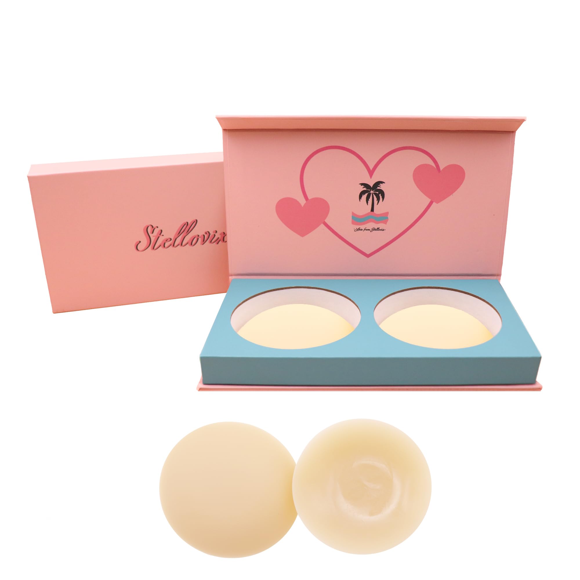 Stellovix Nipple Covers - Reusable Sticky Bra for Women - Strapless, Seamless, Waterproof, Hypoallergenic Pasties