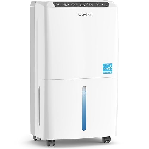 Waykar 34 Pints 2025 Energy Star Dehumidifier for Home & Basement