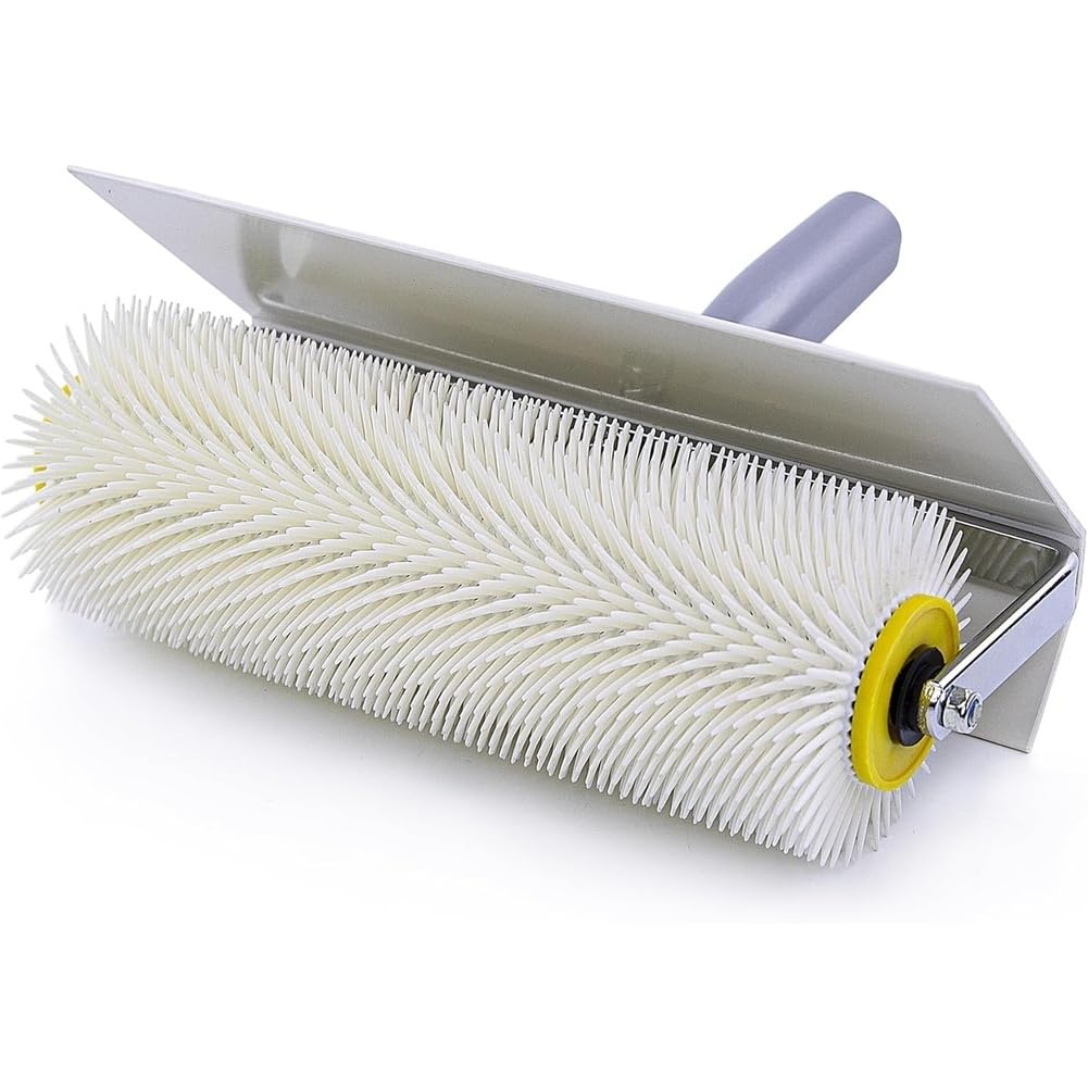 Aundhegrtt As Shown Spiked Roller For Self Leveling Spike Roller For Epoxy Garage Flooring Basement Diy