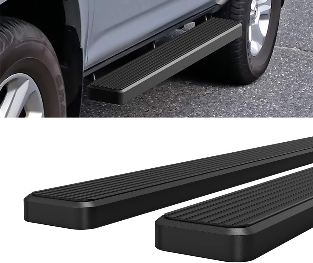 HD Ridez Stainless Steel Running Board 5" Black Compatible with Toyota 4Runner 2014-2024 SR5 & 14-24 TRD Pro & 17-24 TRD Off-Road (Nerf Bar Side Steps Side Bars)