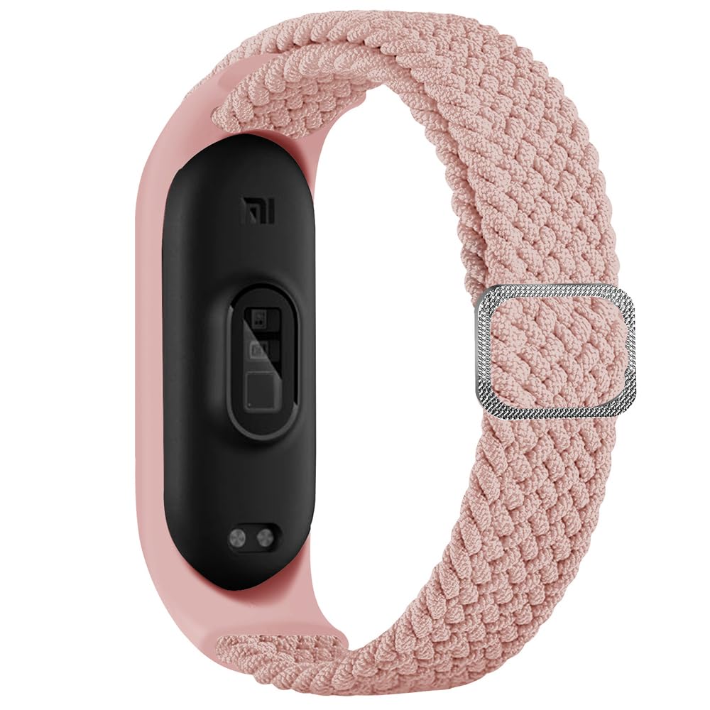 Vancle Cinturino Elastico In Nylon Per Xiaomi Mi Band 7/6/5 E Amazfit Band 5 - Regolabile, Traspirante, Ricambio Uomo/Donna