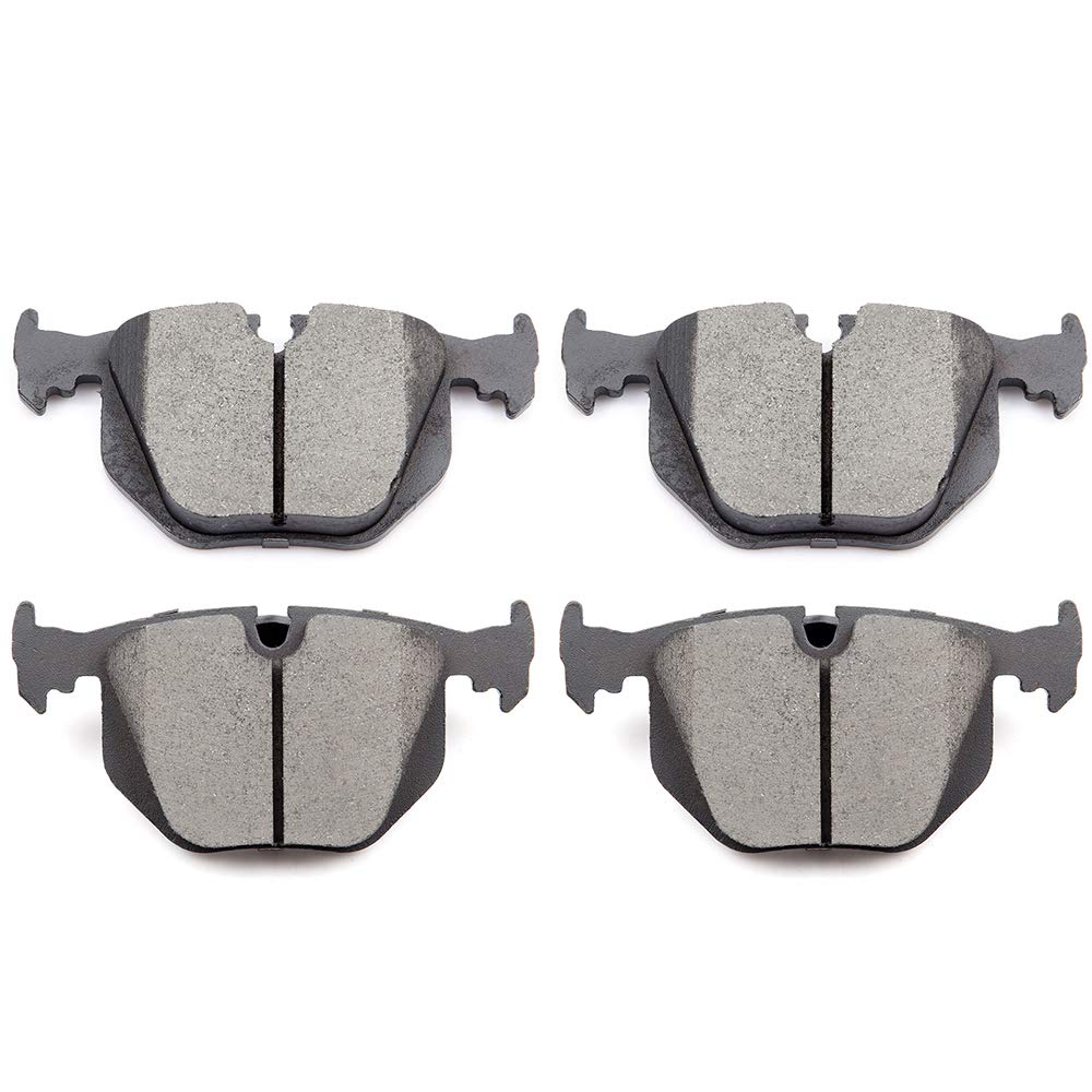 cciyu D683 Rear Ceramic Brake Pads Kits 4pcs fit For Bentley Arnage,For BMW 330Ci,330xi,528i xDrive,530xi,535i xDrive,740iL,750iL,840Ci,850CSi,850i,M3,M5,X3,X5,Z4,Z8,For Land Rover Range Rover