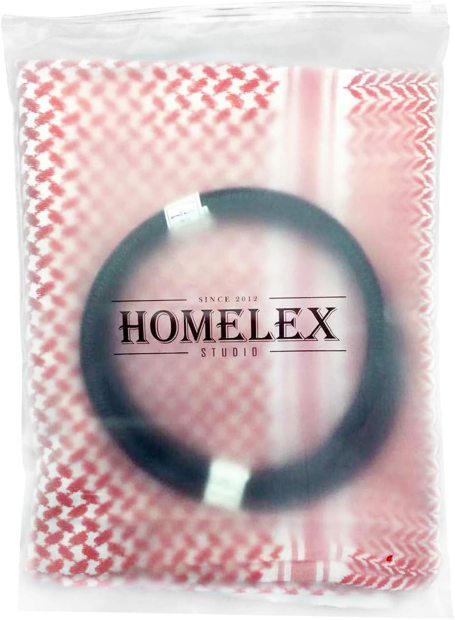 HOMELEX Keffiyeh Arab Head Scarf for Men Sheikh Muslim Turban Saudi Dubai Headwear - Image 4