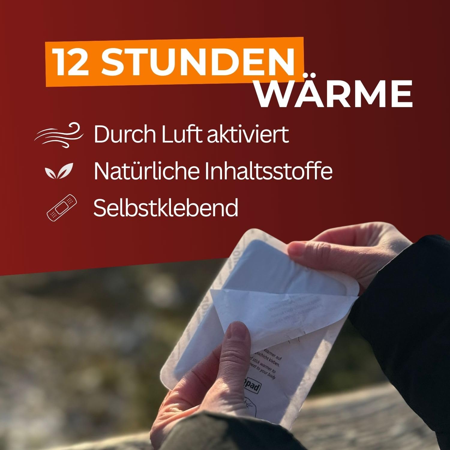 THERMOPAD Körperwärmer – DAS ORIGINAL: 5, 10 oder 30 Wärmepflaster für den Rücken I 12 Stunden Wärme I Sofort einsatzbereite Wärmepads, geeignet als Nackenwärmer, Schulterwärmer & Nierenwärmer