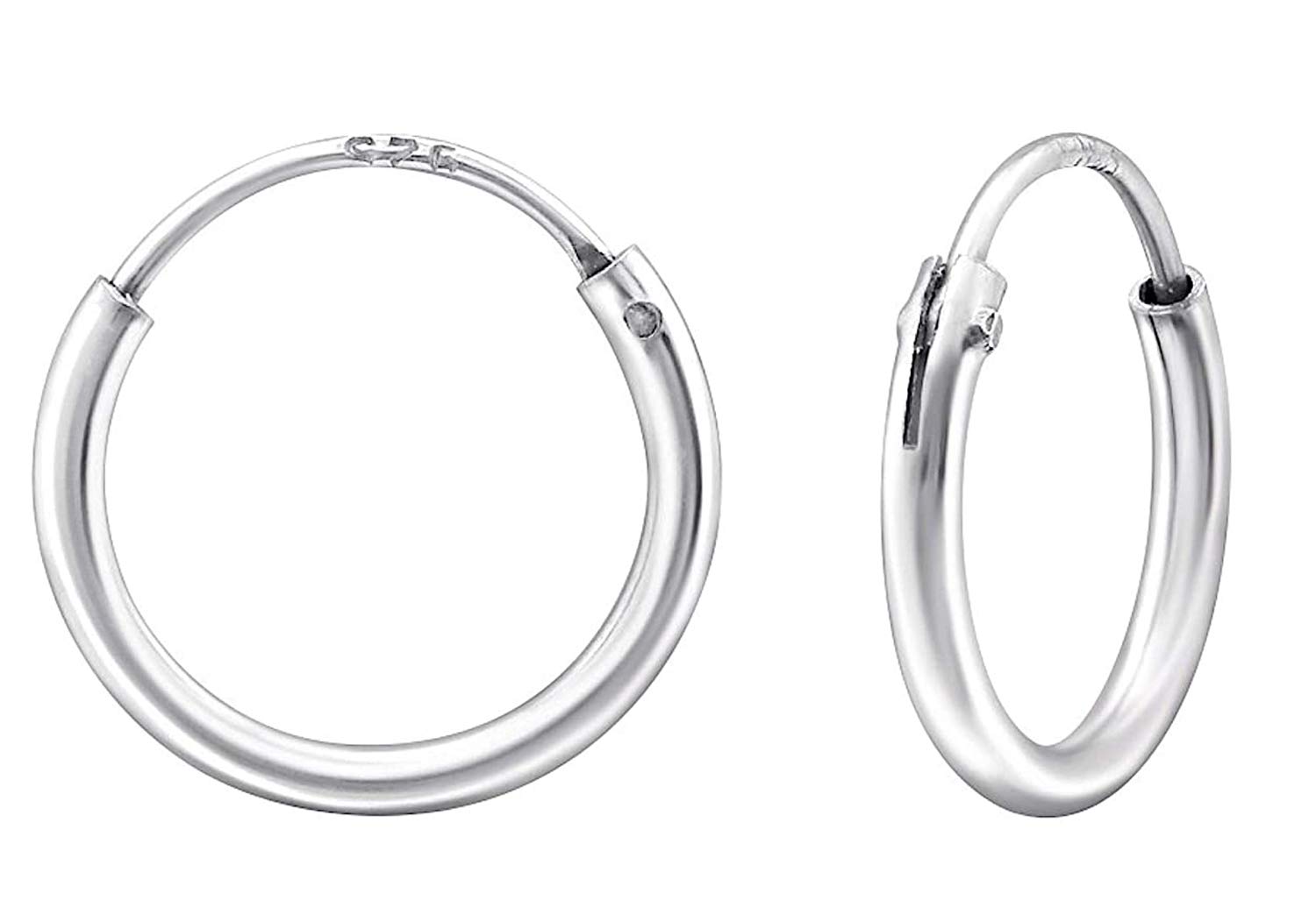 Aww So Cute 925 Sterling Silver Hypoallergenic Hoop Hoop Earrings for Babies, Kids & Girls | Diwali Gift/Birthday Gift | Comes in a Gift Box | 925 Stamped with Certificate of Authenticity | ER1539_S12 (B07SBW5JRD) Amazon Price History, Amazon Price Tracker