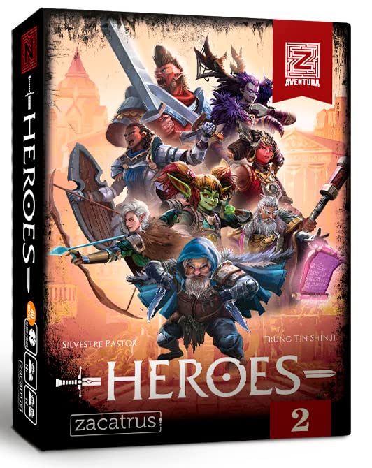 Aventura Z: Vol. 2 Héroes, Juego de Mesa, Juego Cooperativo,