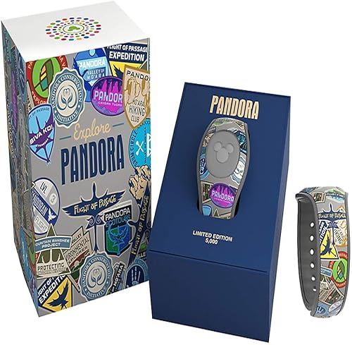 Miniatura 3 de Disney Parks Avatar Pandora Edición Limitada de 5.000 Magicband, Plástico