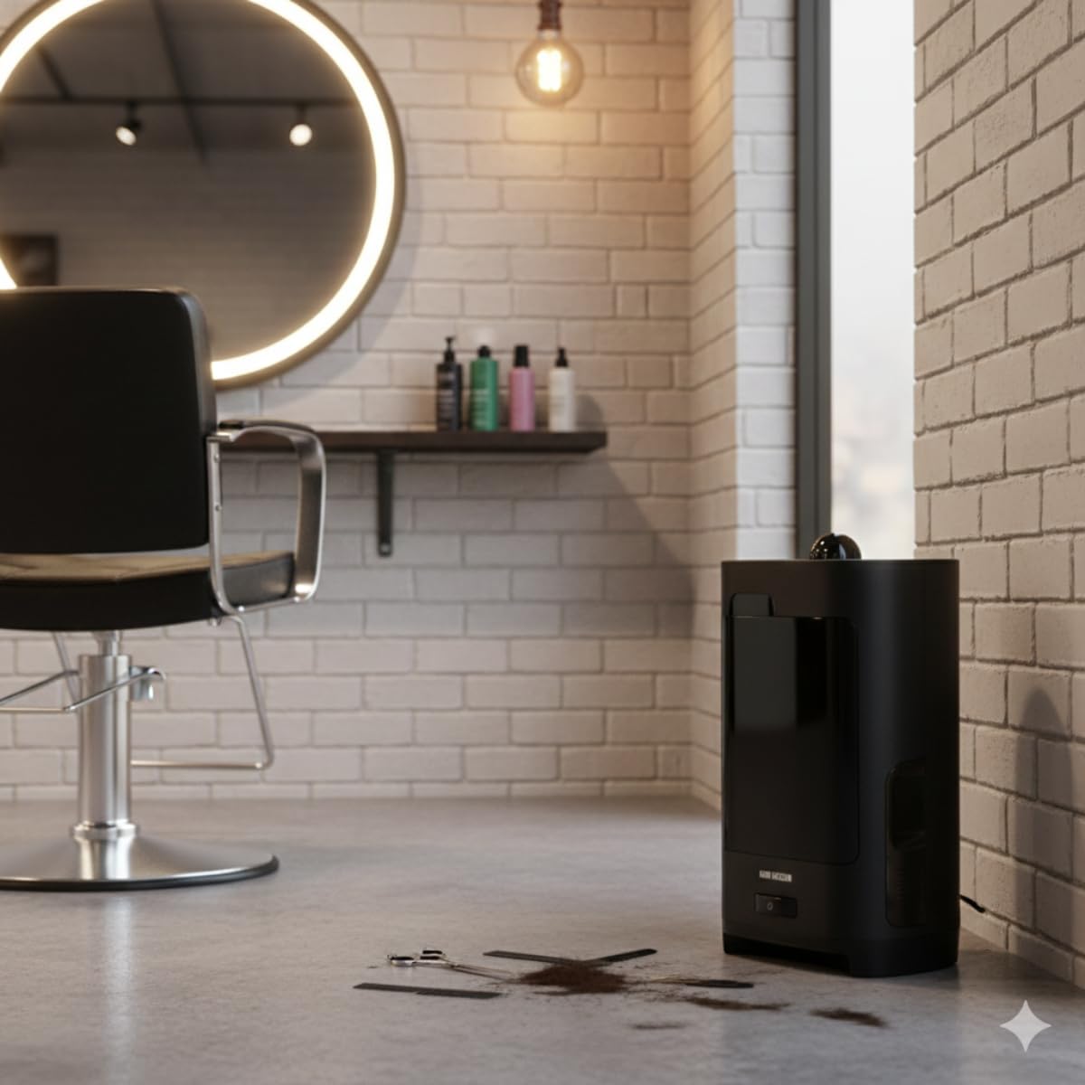 Aspirador Peluquería Automático Sensor | Recogedor Fijo 1400W