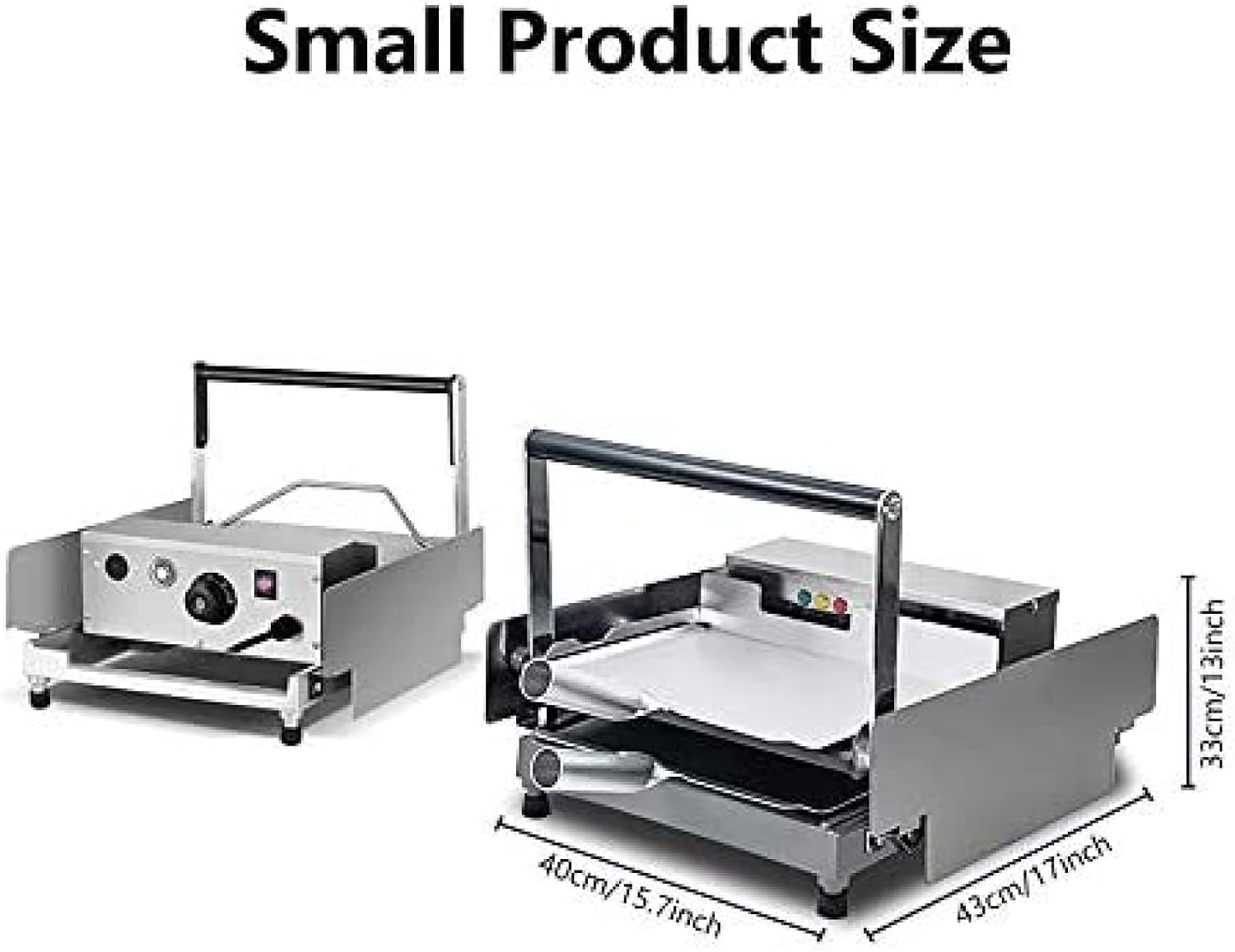 TYH Tostapane per Hamburger A Doppio Strato, Tostapane Commerciale con Forno Elettrico, Timer, Rivestimento Antiaderente per Cuocere Completamente Il Panino, Macchina per Il Pane A 12S