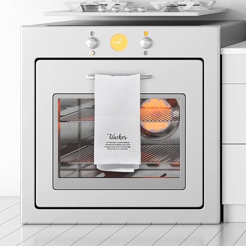 Miniatura 3 de Regalos para profesores, regalos de agradecimiento para profesores, toallas de cocina para profesores, toallas de tejido gofre de definición para