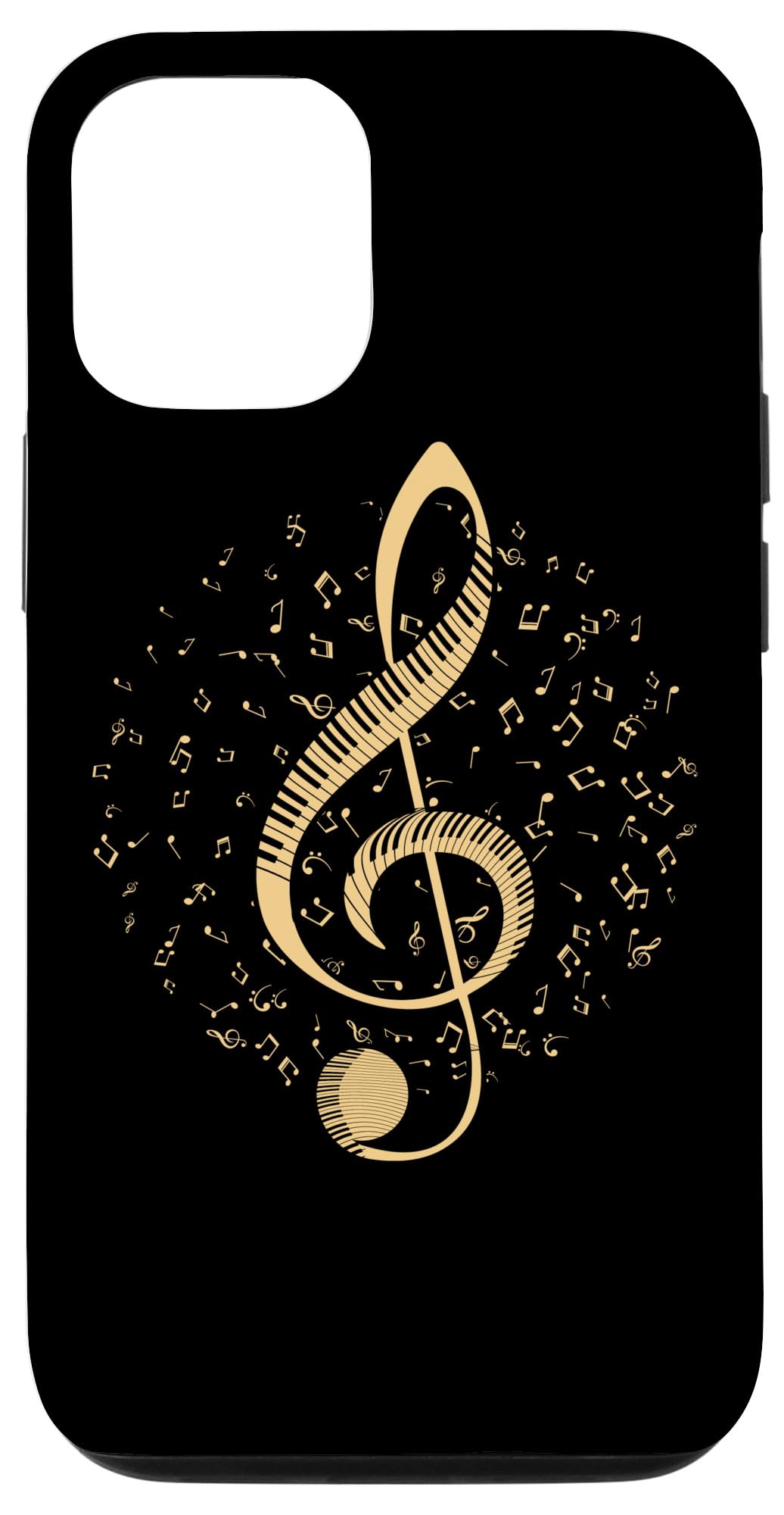 Treble Clef Music Notes Piano Case for iPhone 12/12 Pro