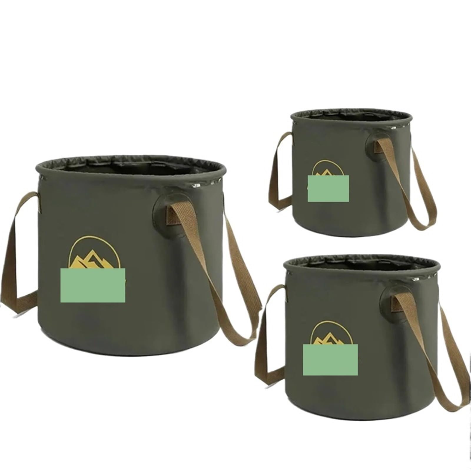 Seau De PêChe Pliable Seau Pliable Portable de 5/10/20 L avec Couvercle, for Lavage Voiture, pêche, Salle Bain, Seau en Silicone, Camping, Fournitures ménagères