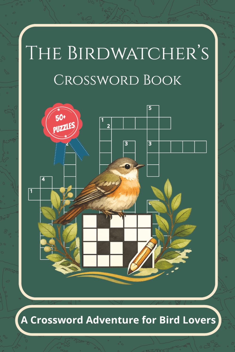 The Birdwatcher's Crossword Book: Crossword Puzzles with Easy to Read Print about Birds | 6x9 inches, 110 Pages | 50+ Puzzles... Gift for Bird Lovers