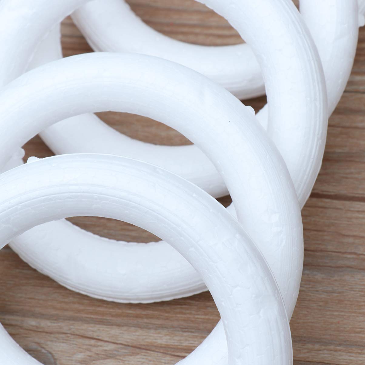 10pcs Circular Foam Ring Art Supplies for Boy Girl DIY Crafting for Creative Painting and Home Decor Develops Hand-Eye Coordination and Imagination