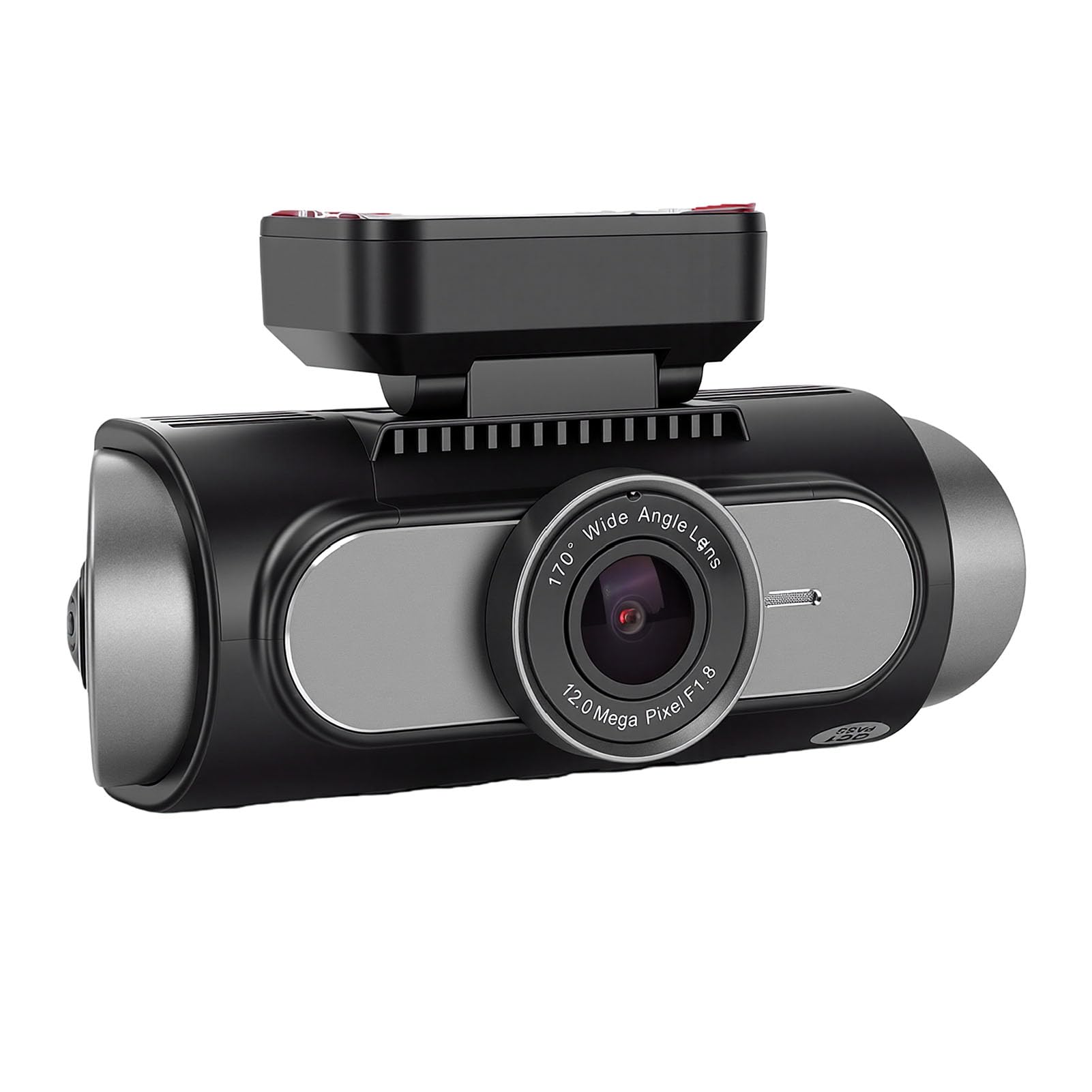VBESTLIFE Cámara de Salpicadero 4K, DVR para Coche con Visión Nocturna Delantera y Trasera de 4 Lentes con Pantalla de 3 Pulgadas, Gran Angular de 170°, Sensor G, Monitor de