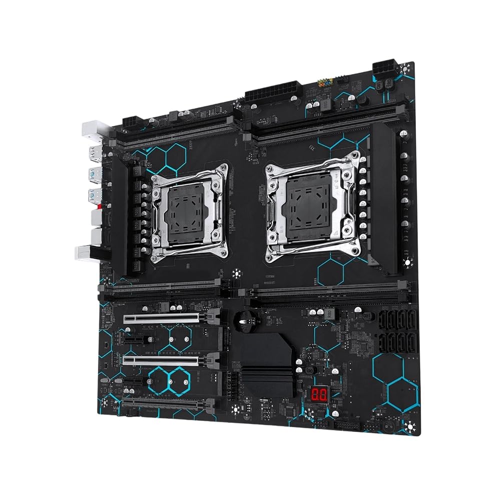 Twnwnekk Placa-mãe Machinist X99 MD8 Dual CPU E-ATX suporta
